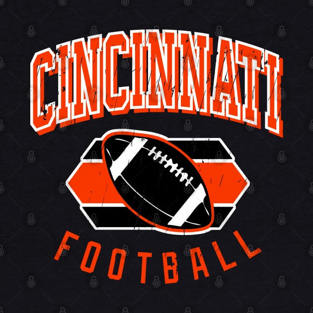 Vintage Cincinatti Football by funandgames